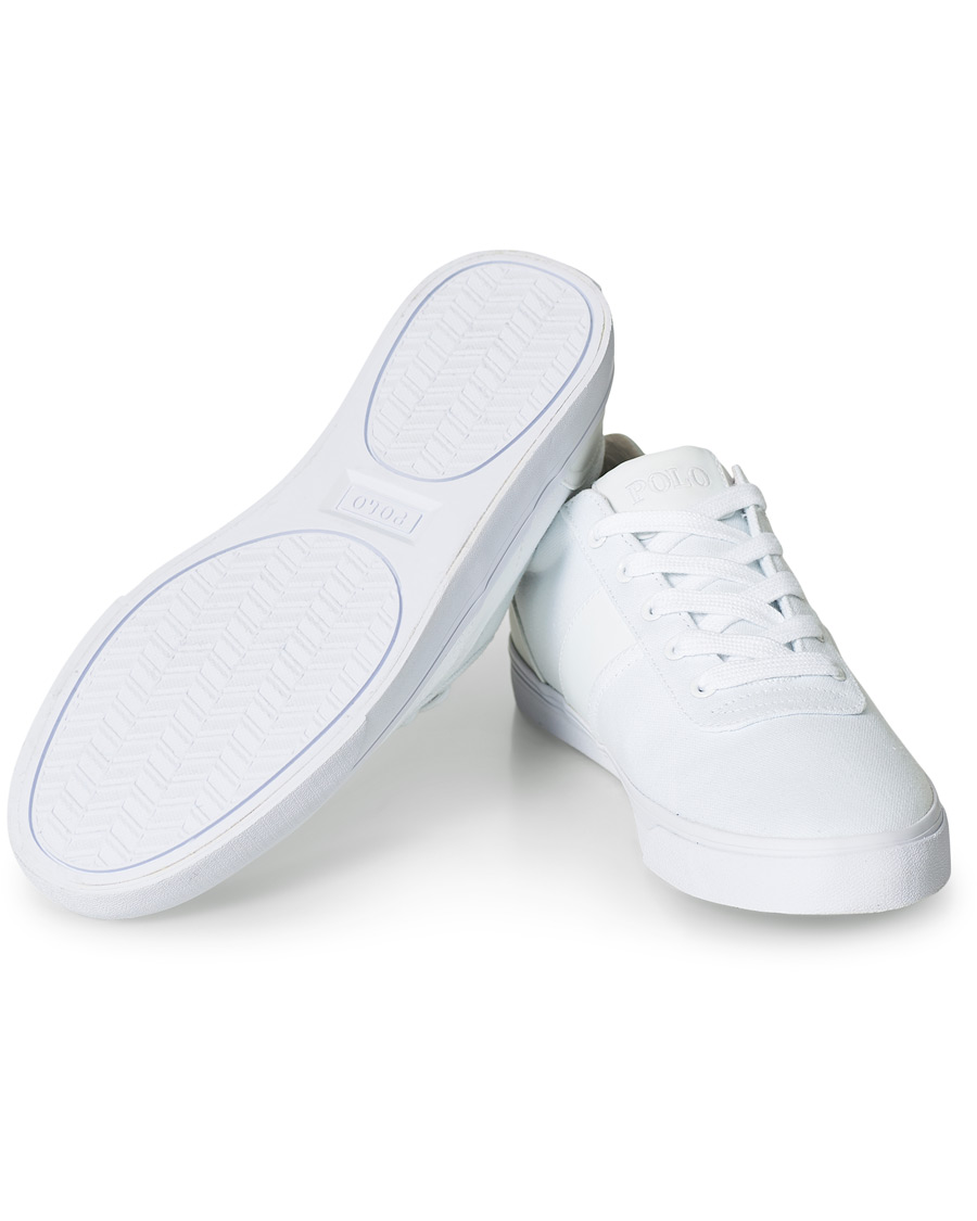 Herre | Polo Ralph Lauren Hanford Canvas Sneaker Pure White | Polo Ralph Lauren | Hanford Canvas Sneaker Pure White