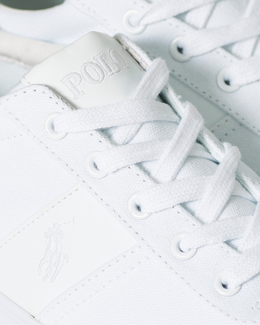 Herre | Polo Ralph Lauren Hanford Canvas Sneaker Pure White | Polo Ralph Lauren | Hanford Canvas Sneaker Pure White
