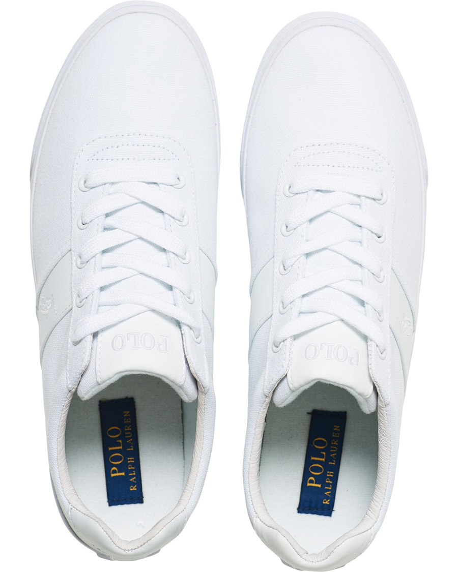 Herre | Polo Ralph Lauren Hanford Canvas Sneaker Pure White | Polo Ralph Lauren | Hanford Canvas Sneaker Pure White