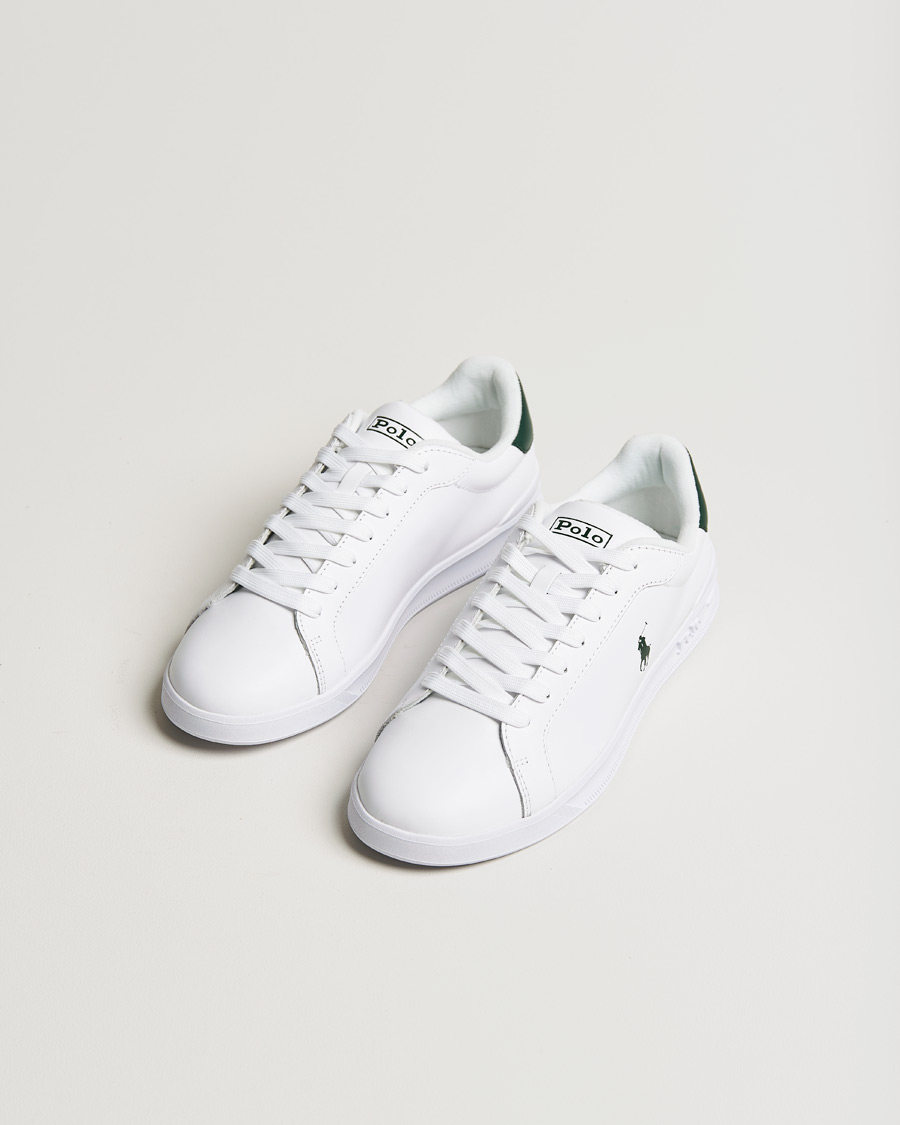 Herre | Sneakers | Polo Ralph Lauren | Heritage Court Sneaker White/College Green