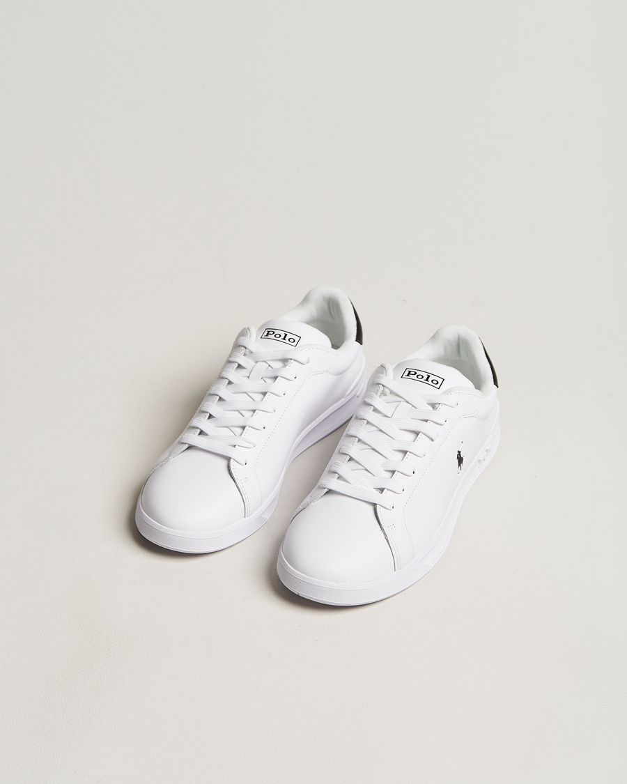 Herre | Sneakers med lavt skaft | Polo Ralph Lauren | Heritage Court Sneaker White/Black