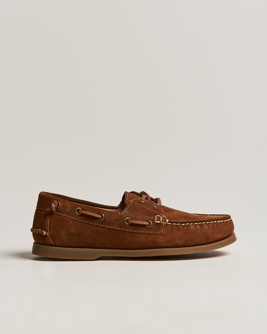 Herre | | Polo Ralph Lauren | Merton Suede Docksides New Pale Russet
