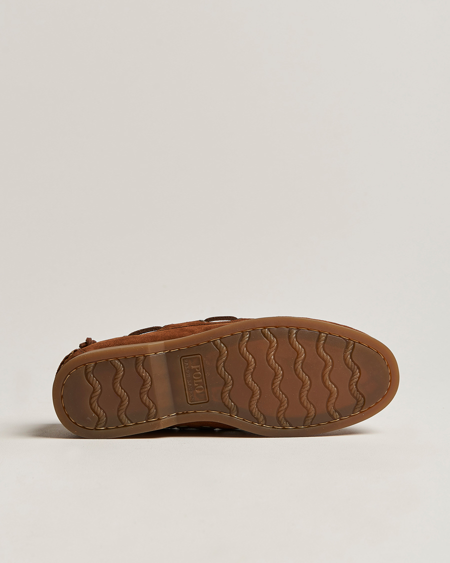 Herre | Merton Suede Docksides New Pale Russet | Polo Ralph Lauren | Merton Suede Docksides New Pale Russet