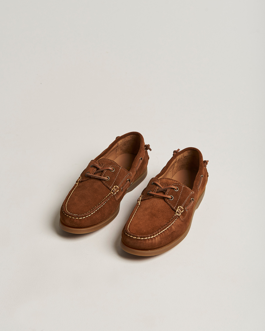 Herre | | Polo Ralph Lauren | Merton Suede Docksides New Pale Russet