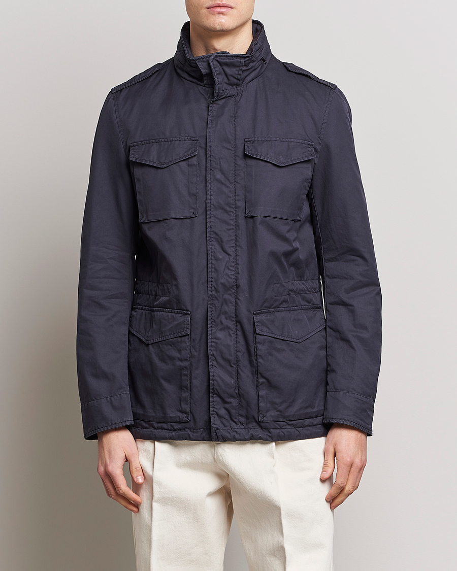 Herre |  | Herno | Cotton Field Jacket Navy