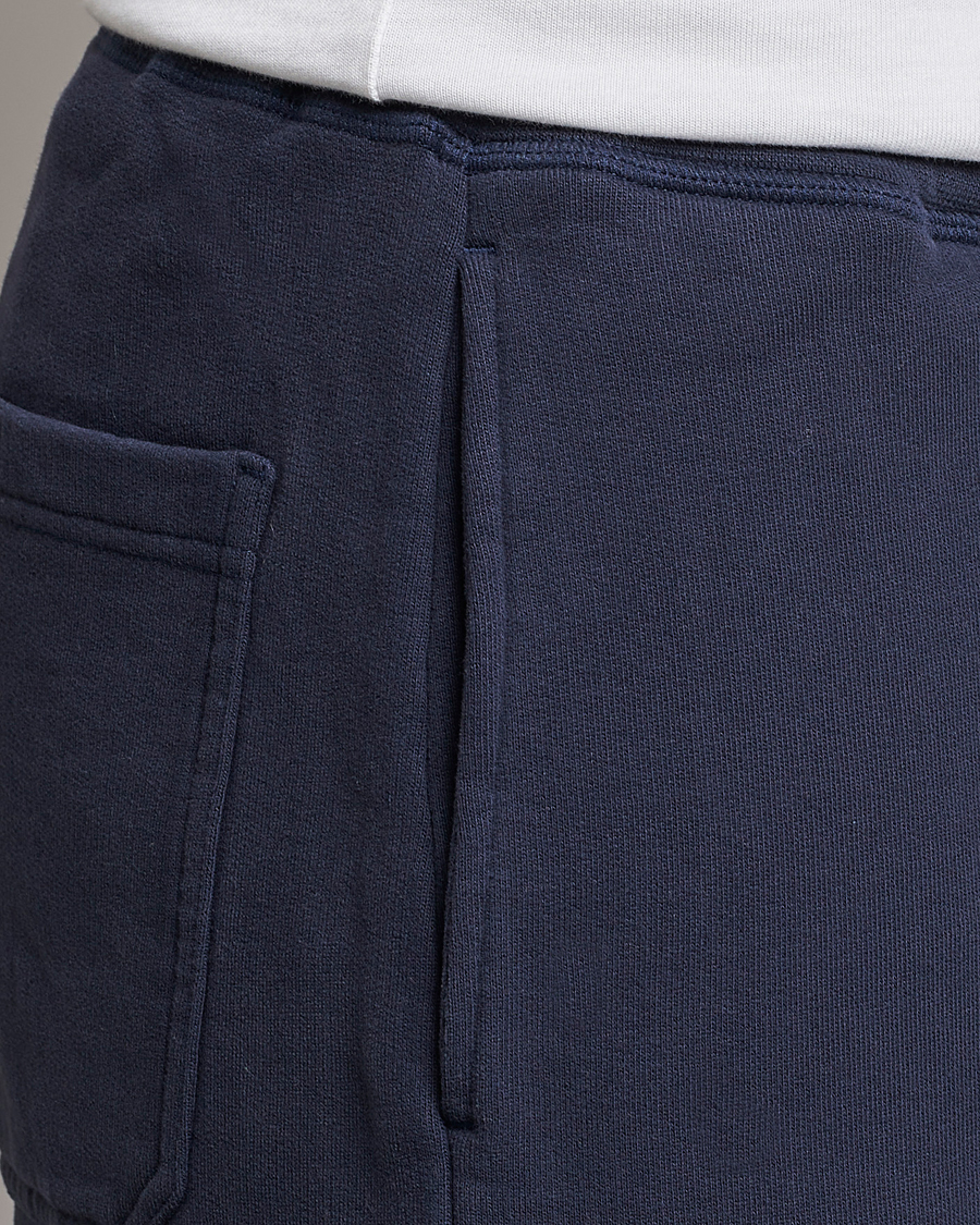 Herre | Bukser | Sunspel | Cotton Loopback Track Pants Navy