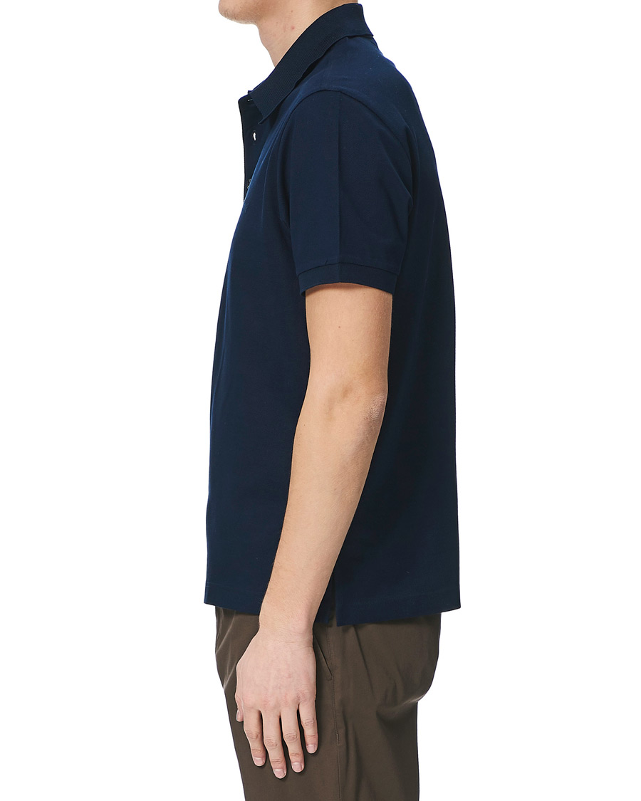 Herre | Pikéer | Brioni | Contrast Placket Polo Piquet Navy