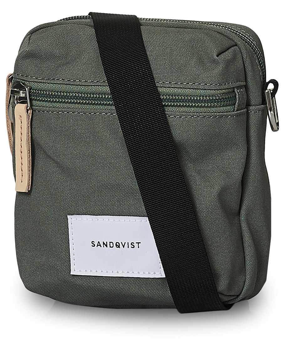 Herre | Sandqvist Sixten Small Shoulderbag Dusty Green | Sandqvist | Sixten Small Shoulderbag Dusty Green
