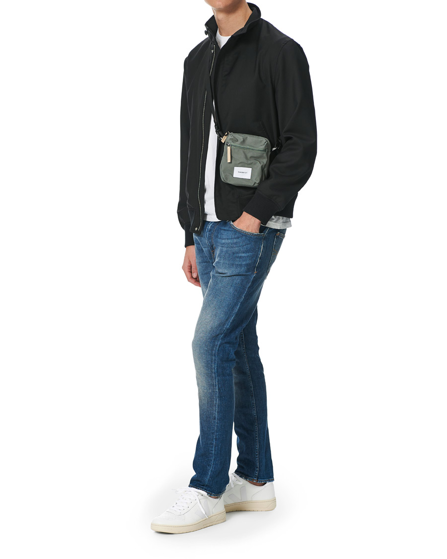 Herre | Sandqvist Sixten Small Shoulderbag Dusty Green | Sandqvist | Sixten Small Shoulderbag Dusty Green