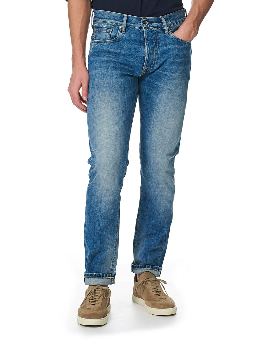 Herre | Jeans | C.O.F. Studio | M7 Tapered 13oz Kuroki Selvedge Jeans Vintage Wash