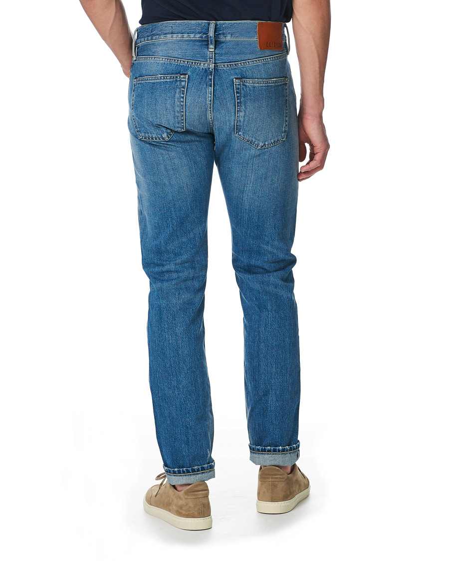 Herre | Jeans | C.O.F. Studio | M7 Tapered 13oz Kuroki Selvedge Jeans Vintage Wash