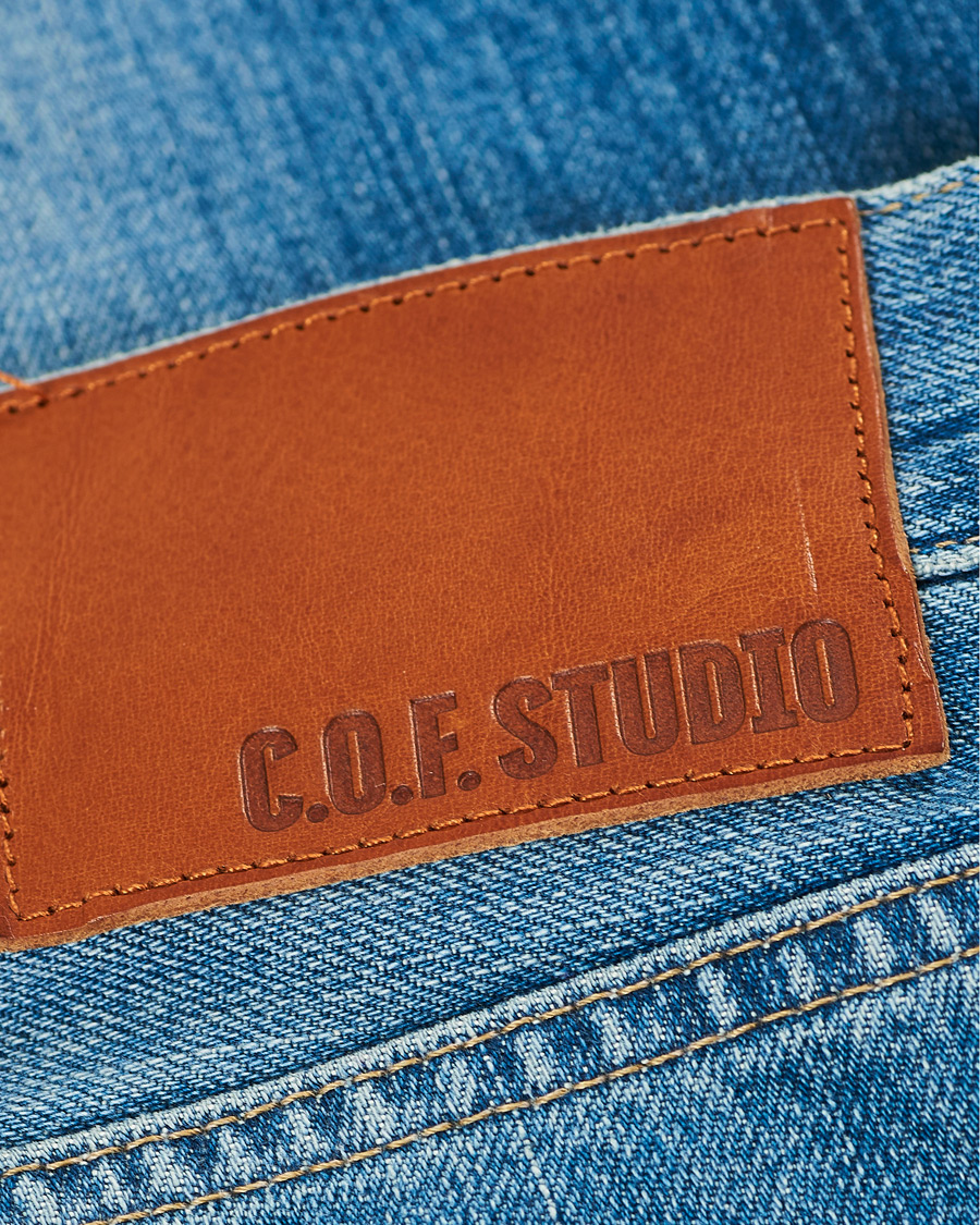 Herre | Jeans | C.O.F. Studio | M7 Tapered 13oz Kuroki Selvedge Jeans Vintage Wash