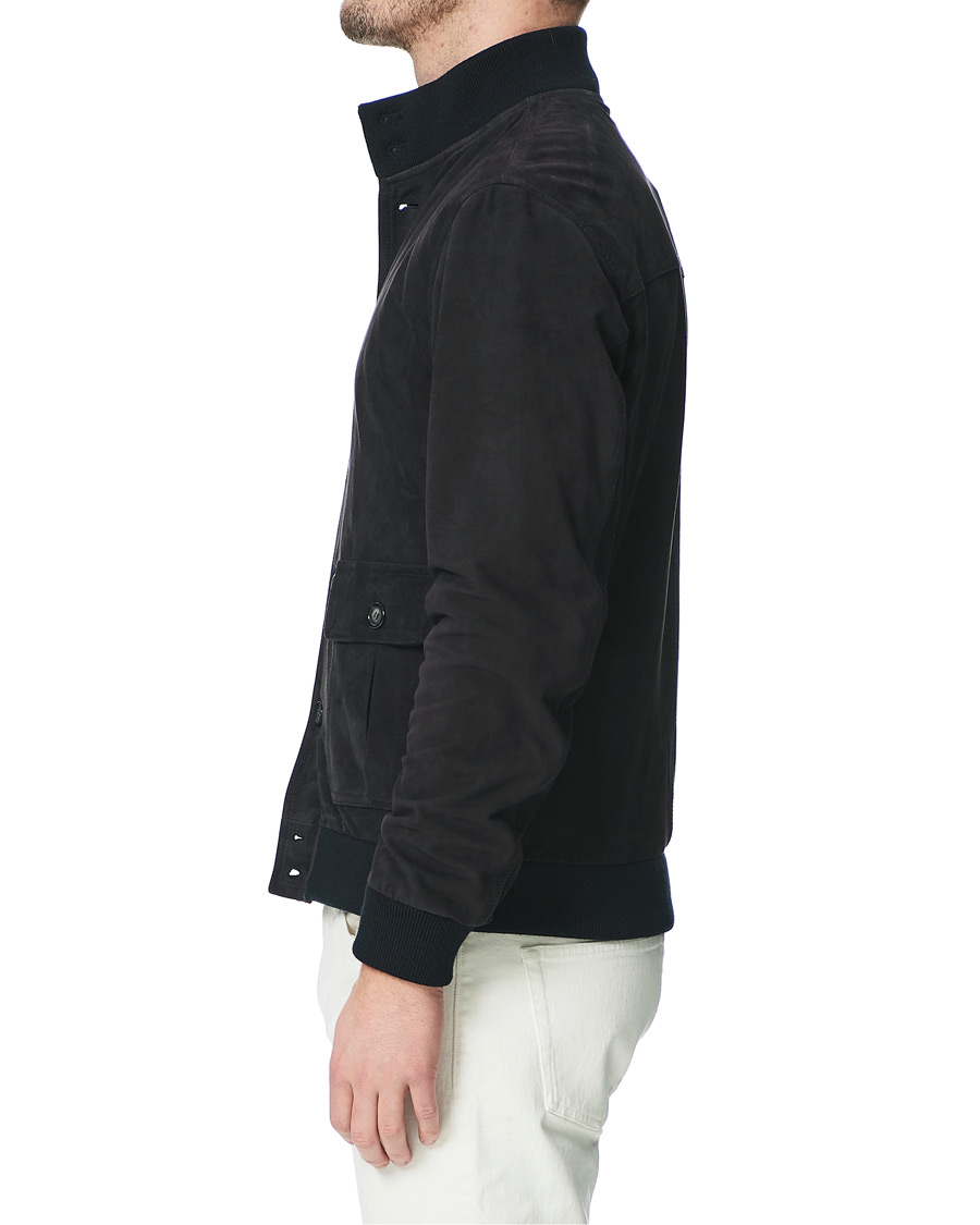 Herre | Jakker | Valstar | Valstarino Suede Jacket Navy