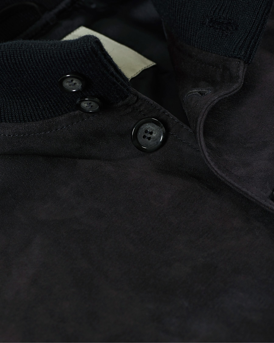 Herre | Jakker | Valstar | Valstarino Suede Jacket Navy