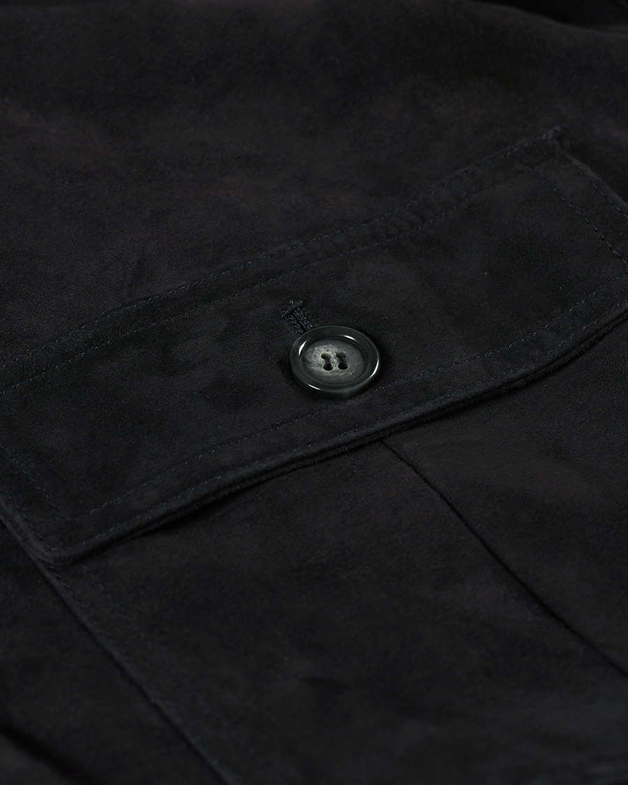 Herre | Jakker | Valstar | Valstarino Suede Jacket Navy
