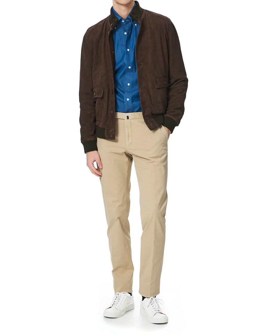 Herre | Jakker | Valstar | Valstarino Suede Jacket Dark Brown