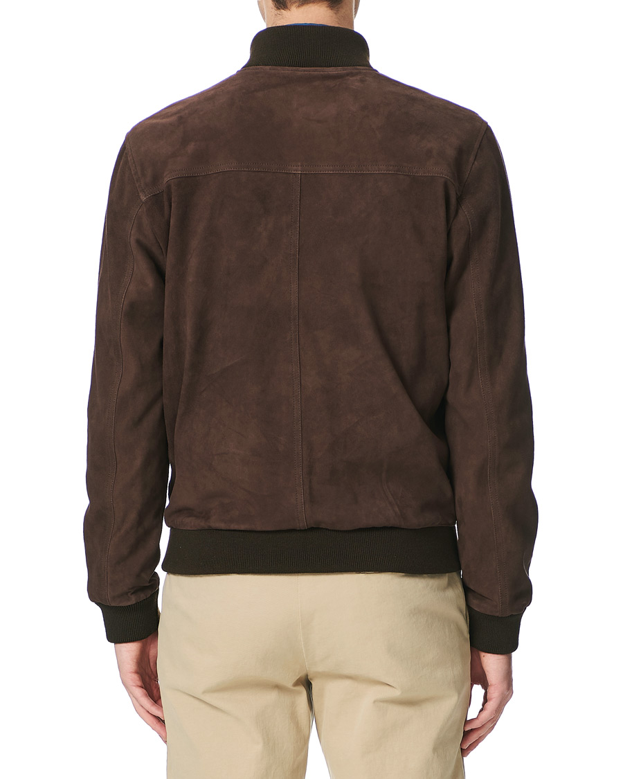 Herre | Jakker | Valstar | Valstarino Suede Jacket Dark Brown