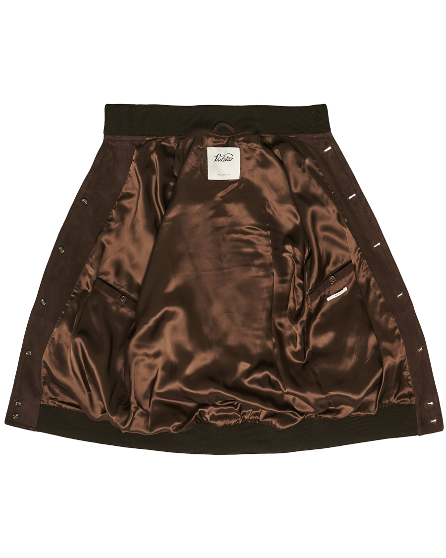 Herre | Jakker | Valstar | Valstarino Suede Jacket Dark Brown
