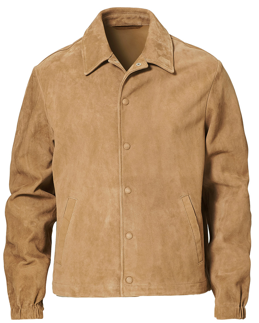 Herre | Jakker | Valstar | Soft Suede Shirt Jacket Beige