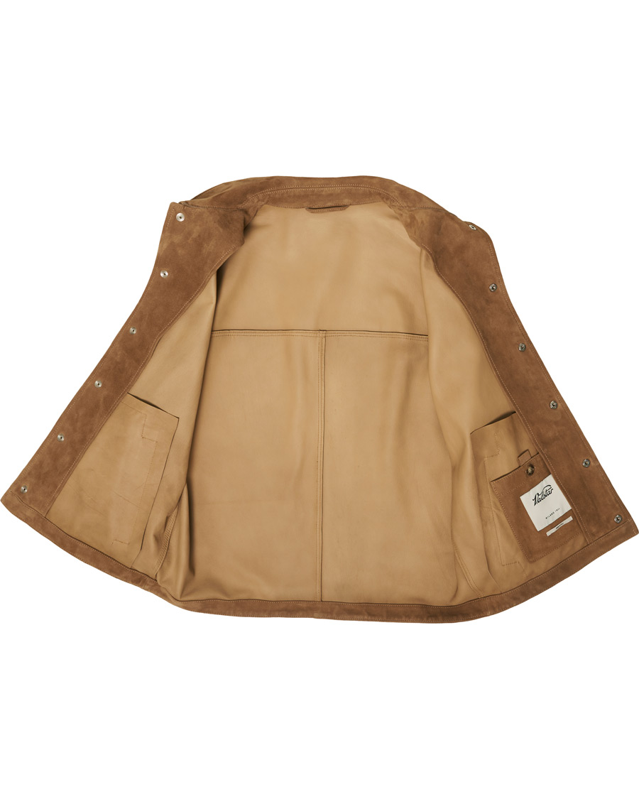 Herre | Jakker | Valstar | Soft Suede Shirt Jacket Beige