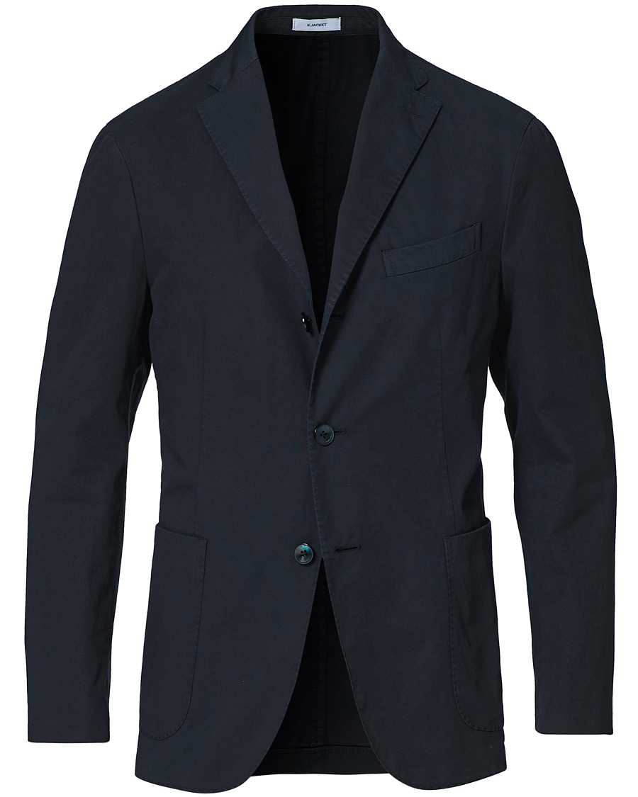 Herre | Dressjakker | Boglioli | K Jacket Twill Cotton Blazer Navy