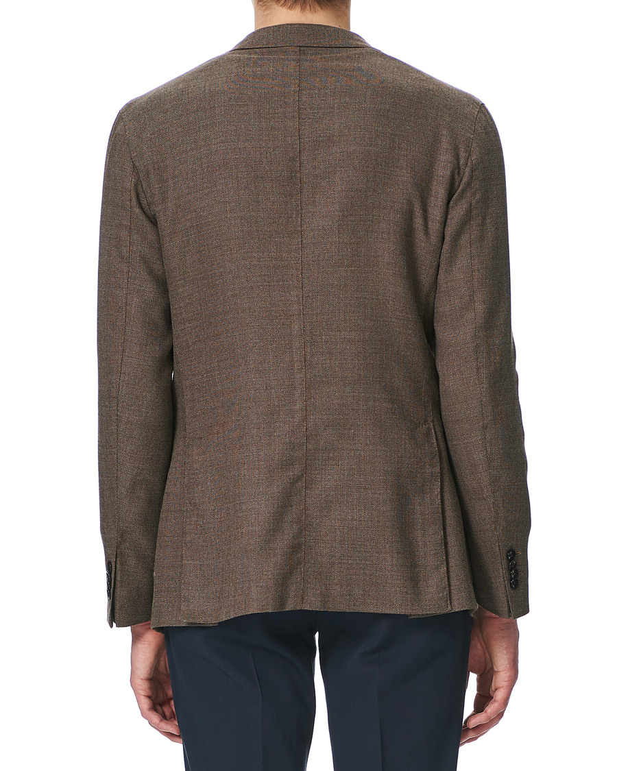 Herre | Dressjakker | Boglioli | K Jacket Wool Hopsack Blazer Brown