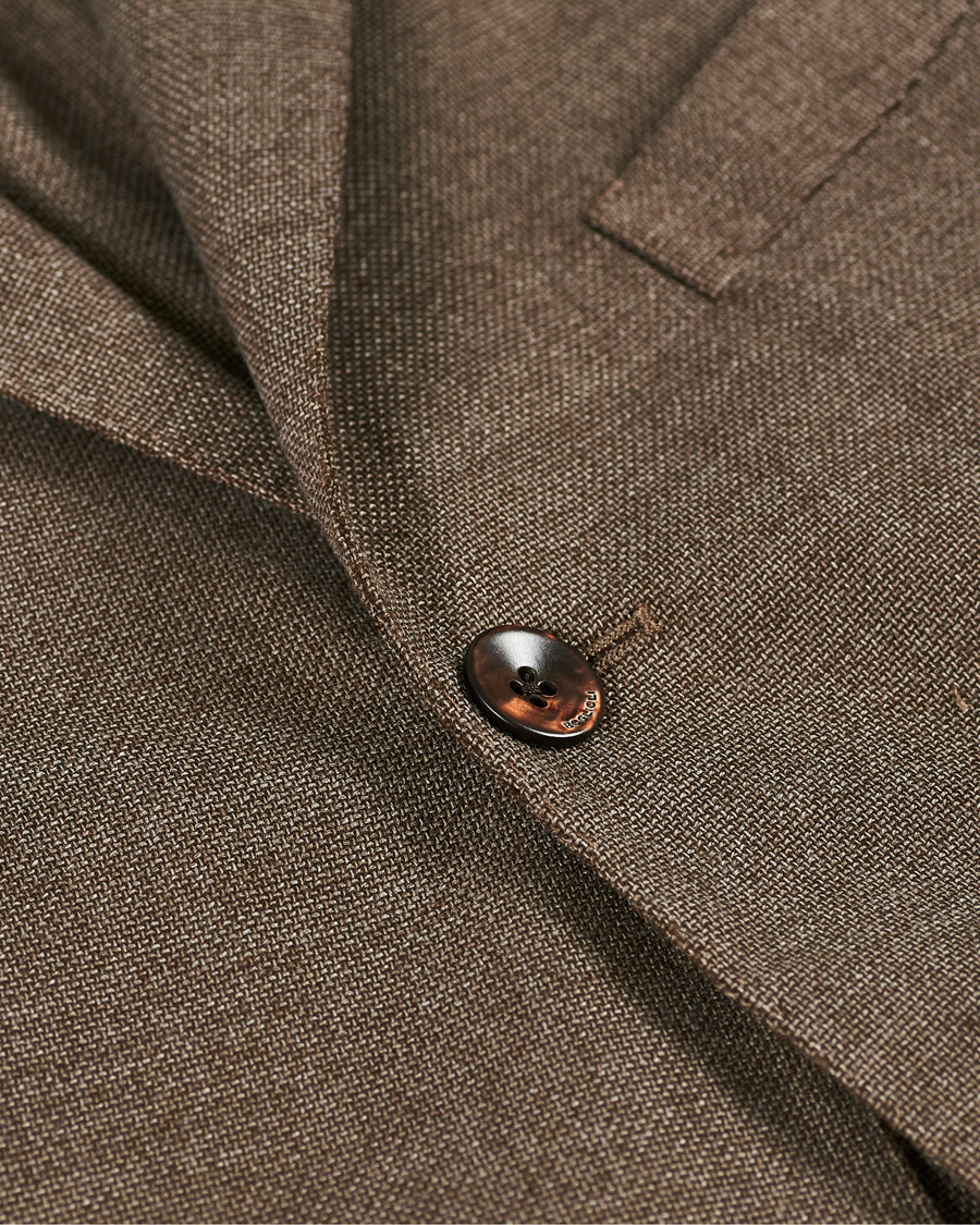 Herre | Dressjakker | Boglioli | K Jacket Wool Hopsack Blazer Brown