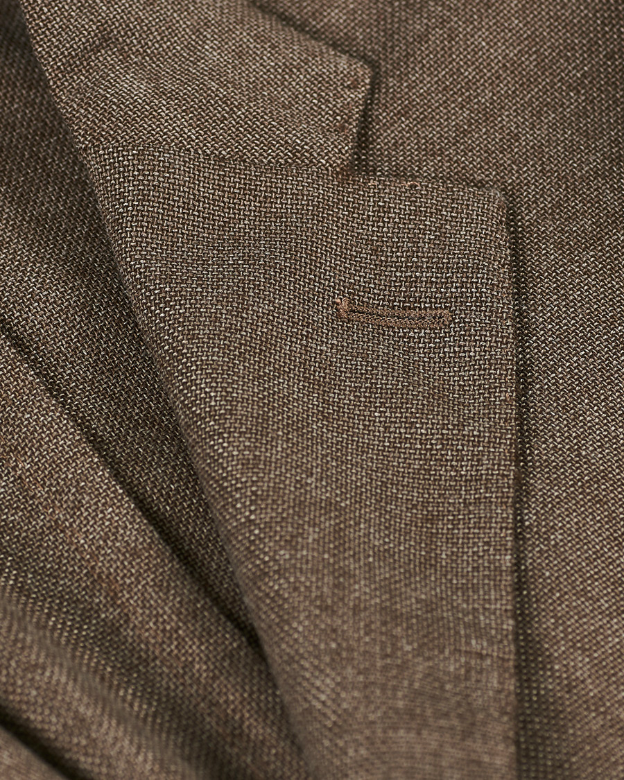 Herre | Dressjakker | Boglioli | K Jacket Wool Hopsack Blazer Brown
