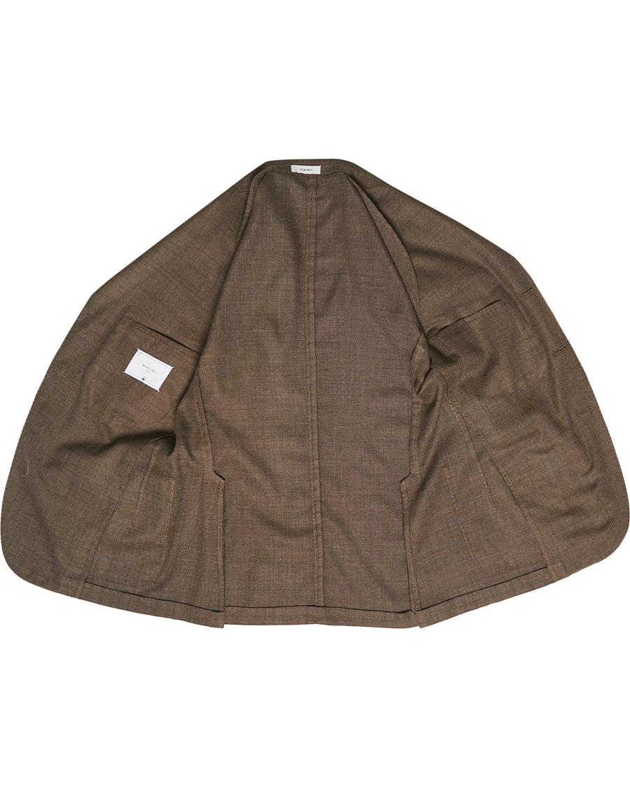 Herre | Dressjakker | Boglioli | K Jacket Wool Hopsack Blazer Brown