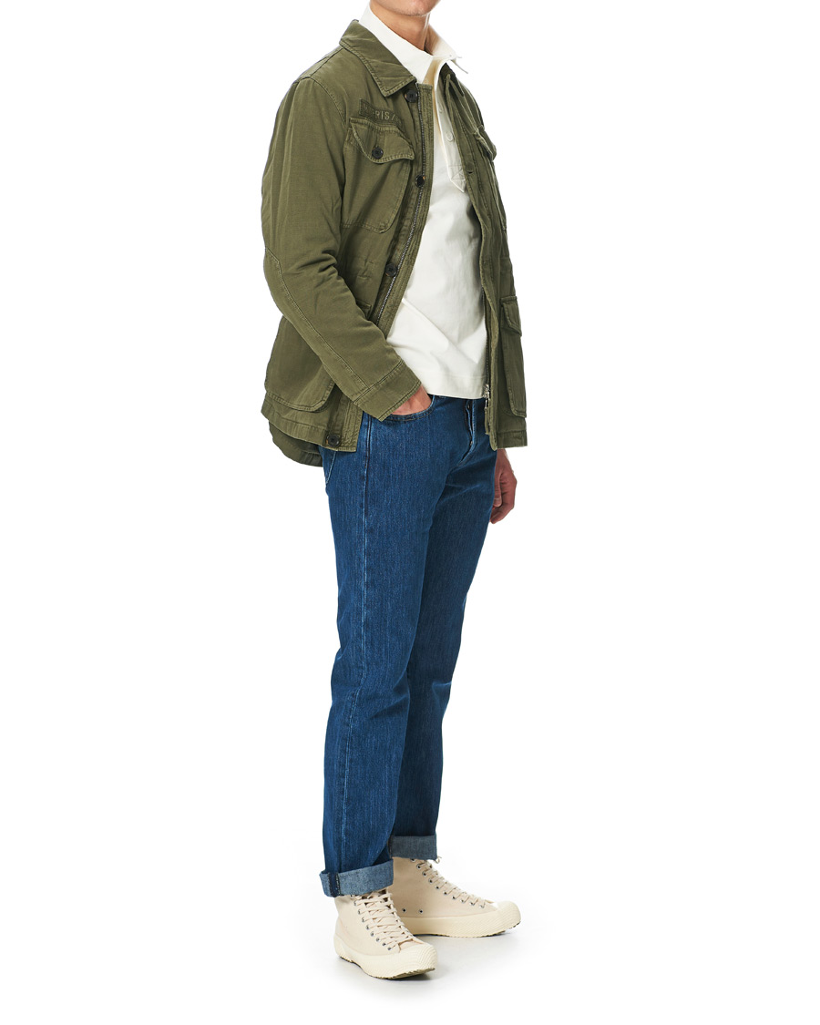 Herre | Superga Artifact MS Japanese Canvas High Sneaker White Mastice | Superga | Artifact MS Japanese Canvas High Sneaker White Mastice