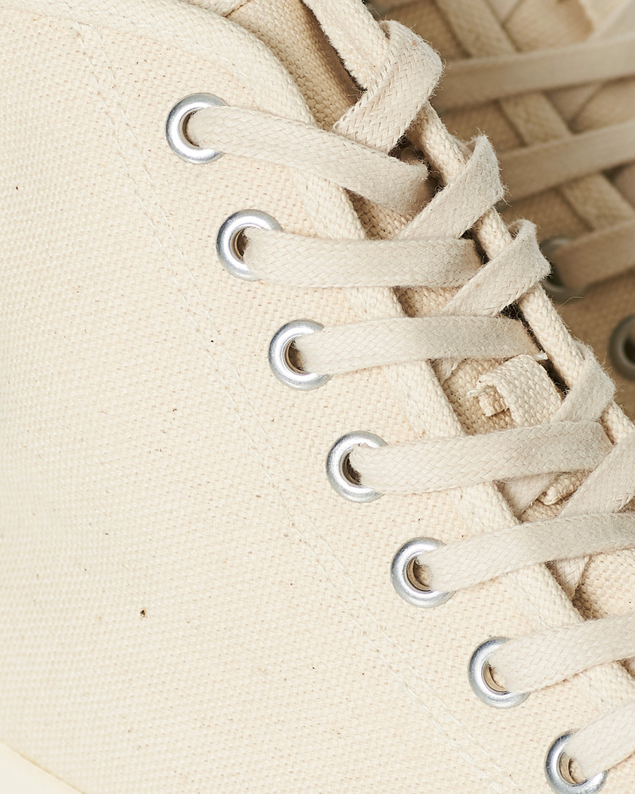 Herre | Superga Artifact MS Japanese Canvas High Sneaker White Mastice | Superga | Artifact MS Japanese Canvas High Sneaker White Mastice