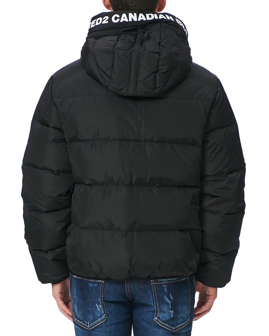 Herre | Jakker | Dsquared2 | Down Hooded Jacket Black