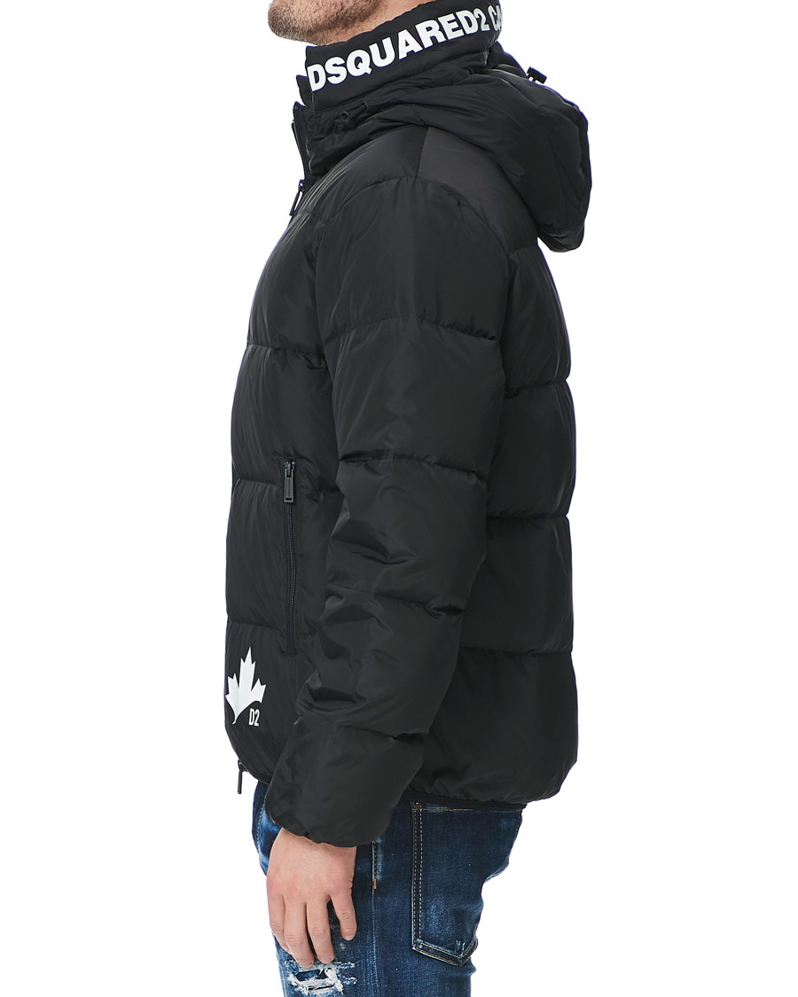 Herre | Jakker | Dsquared2 | Down Hooded Jacket Black