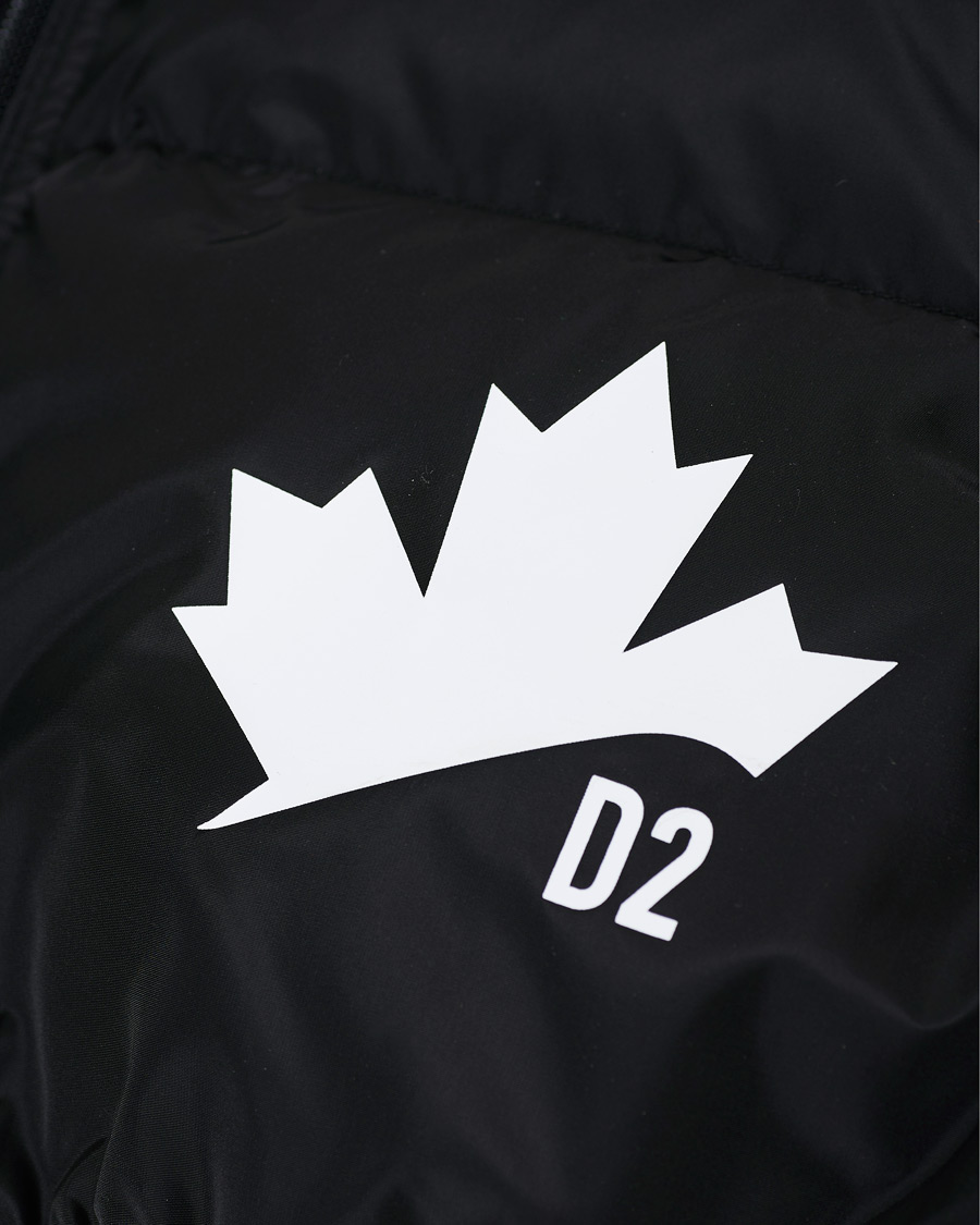 Herre | Jakker | Dsquared2 | Down Hooded Jacket Black