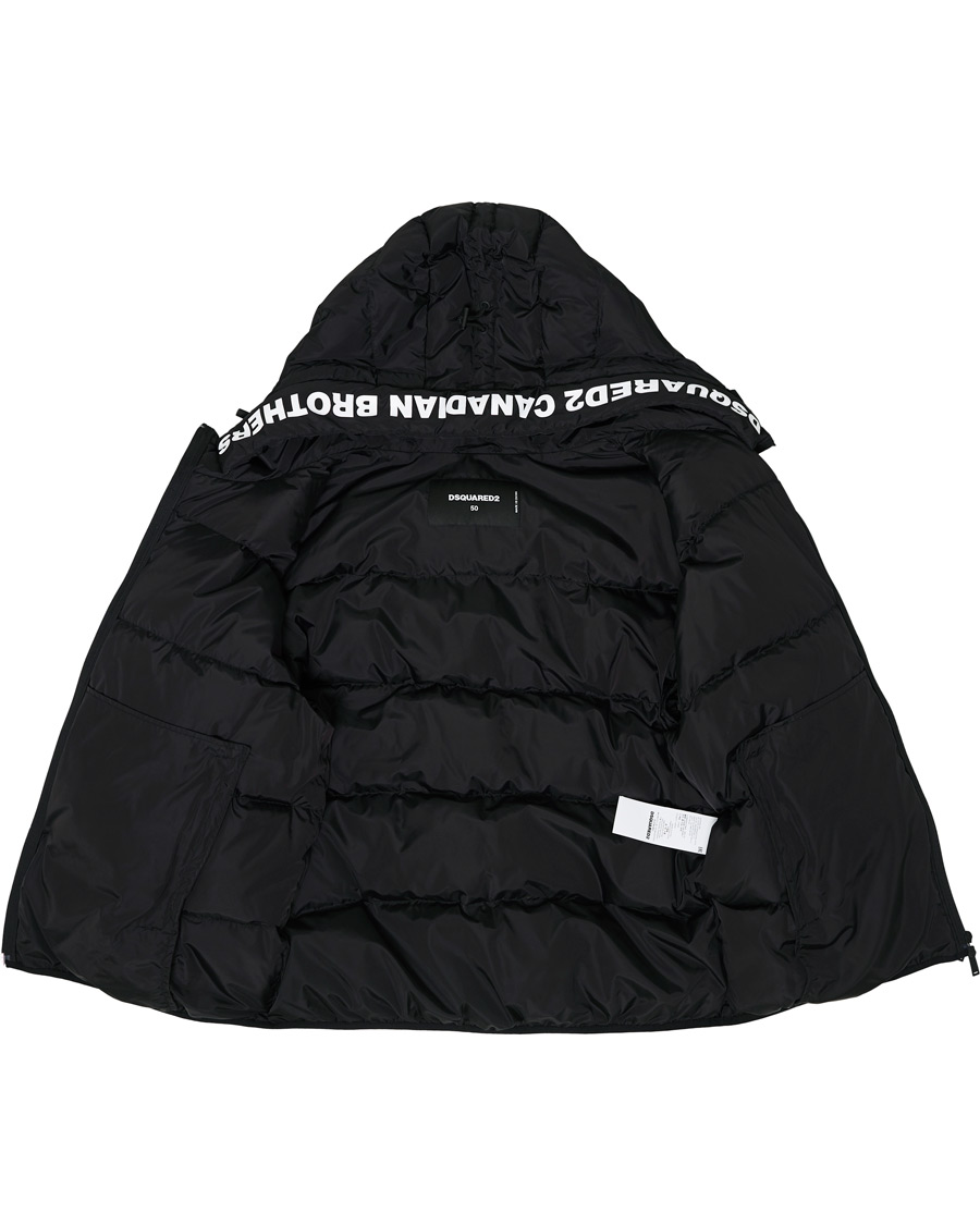 Herre | Jakker | Dsquared2 | Down Hooded Jacket Black