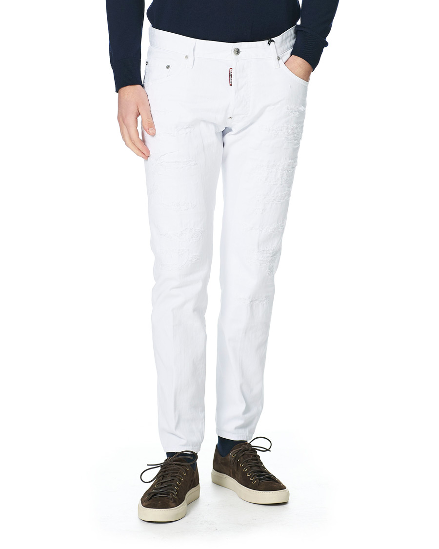 Herre | Jeans | Dsquared2 | Skater Jeans White