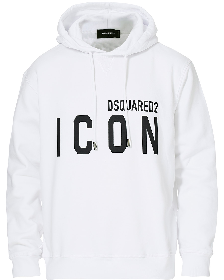 Herre | Gensere | Dsquared2 | Icon Hoodie White