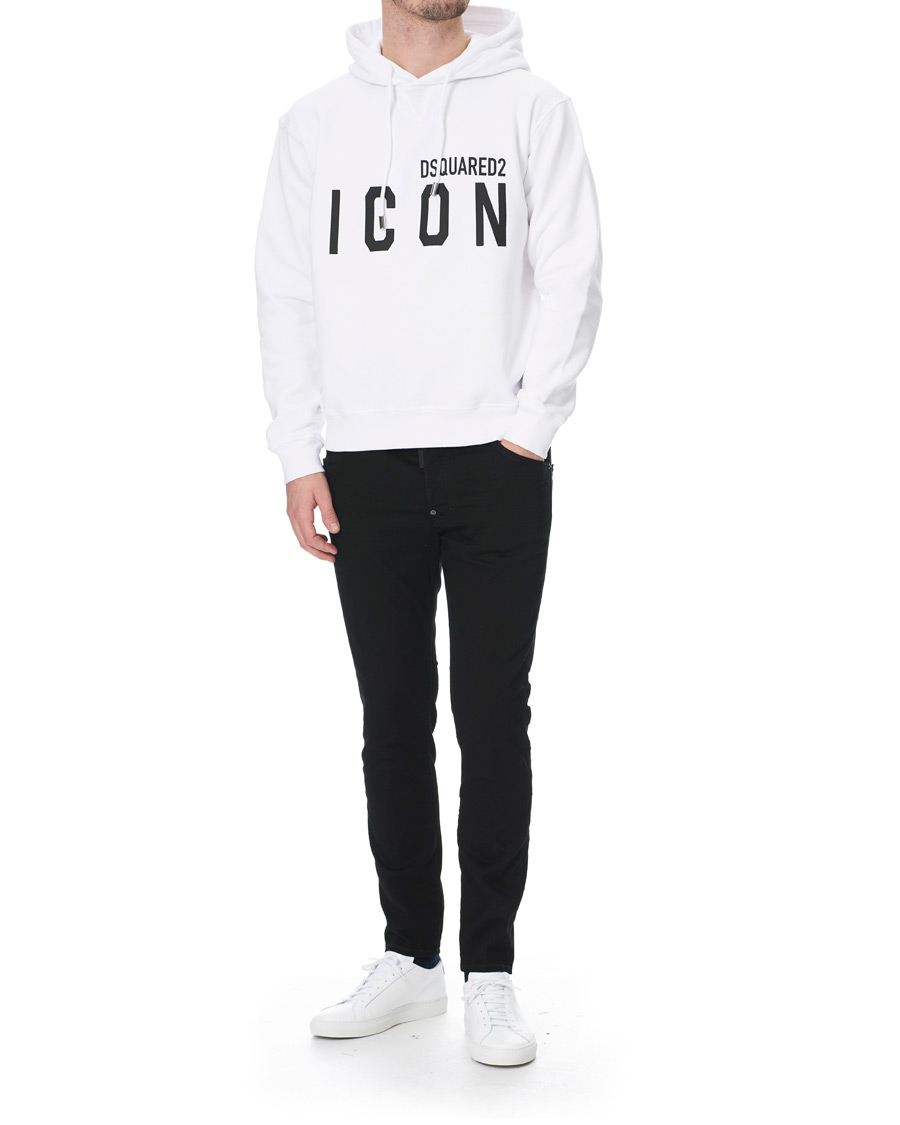 Herre | Gensere | Dsquared2 | Icon Hoodie White