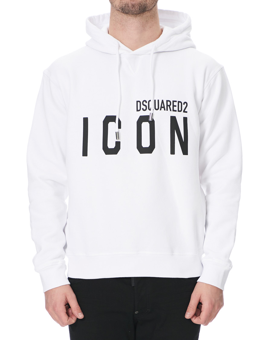 Herre | Gensere | Dsquared2 | Icon Hoodie White