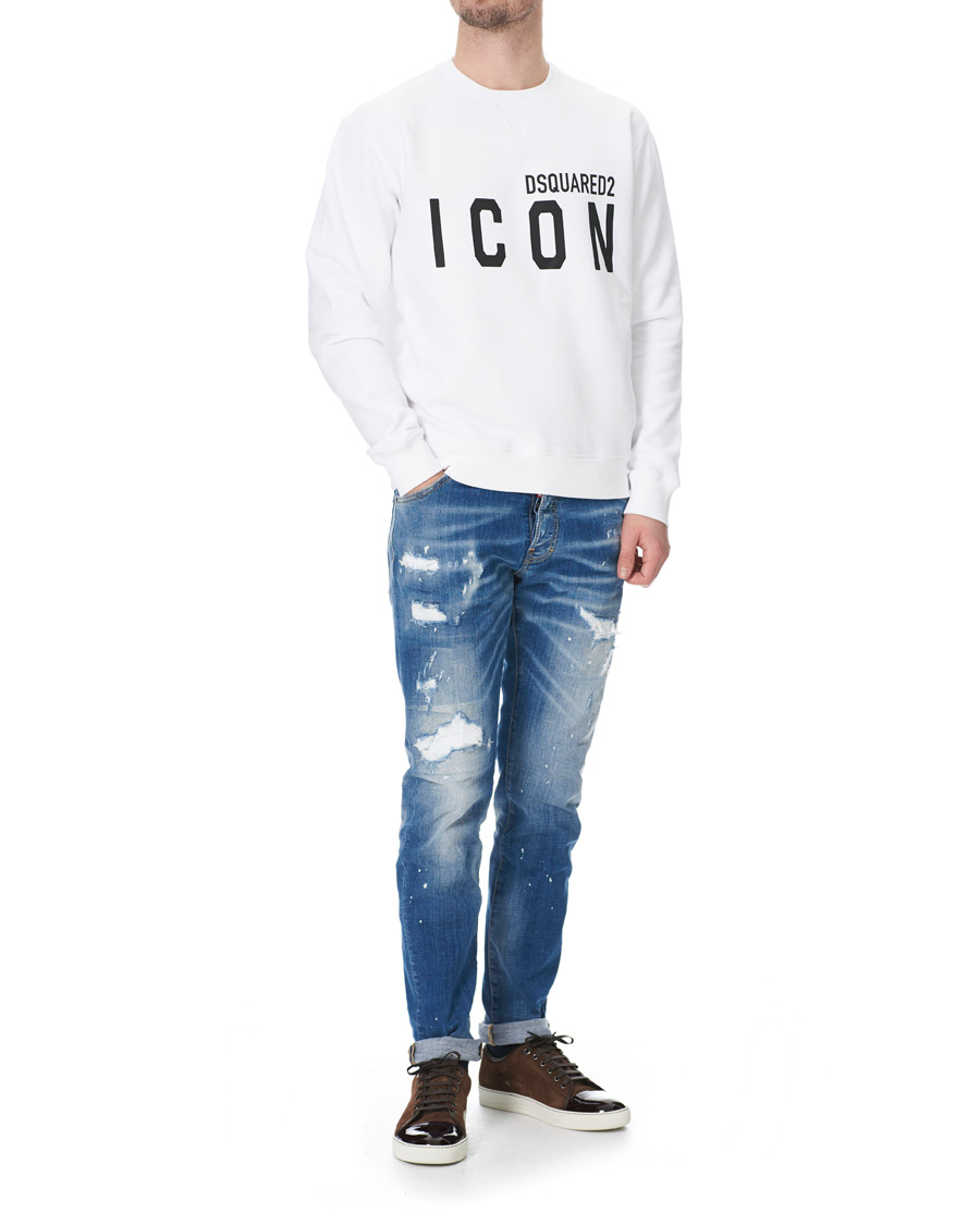 Herre | Gensere | Dsquared2 | Icon Sweatshirt White