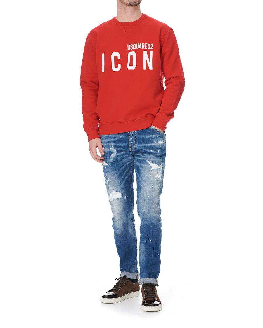 Herre | Gensere | Dsquared2 | Icon Sweatshirt Red