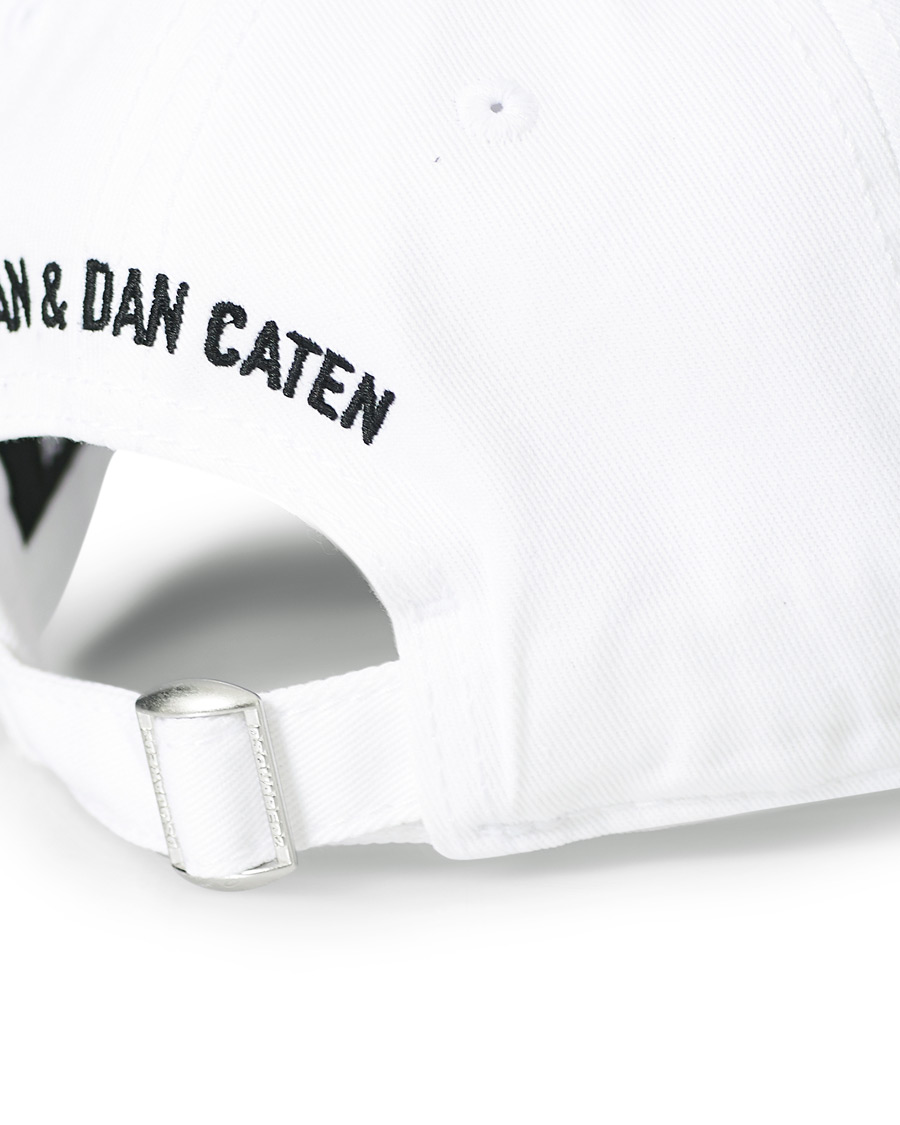 Herre | Dsquared2 Icon Baseball Cap White | Dsquared2 | Icon Baseball Cap White