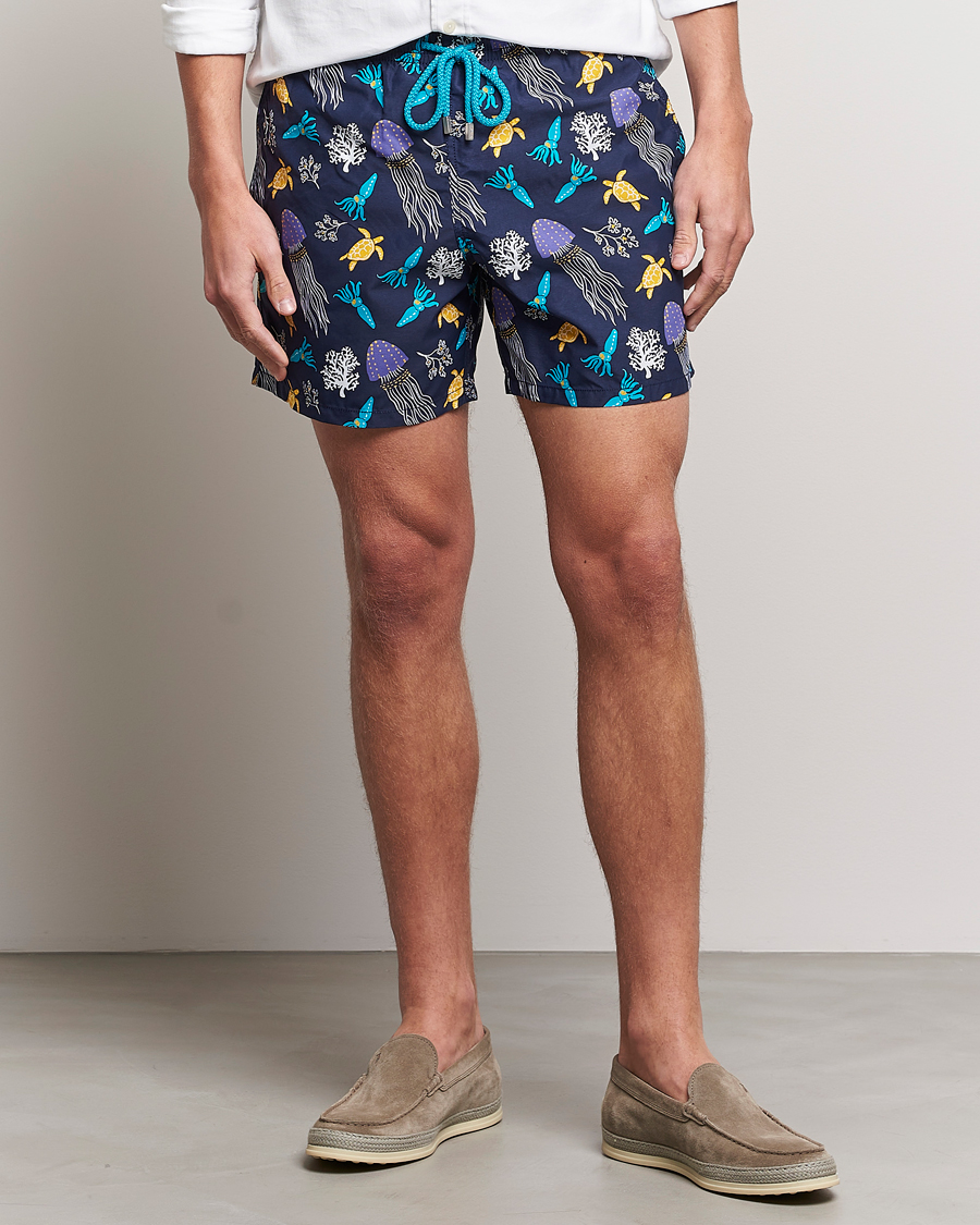 Herre | Badeshorts | Vilebrequin | Moorea Swim Shorts Navy Blue