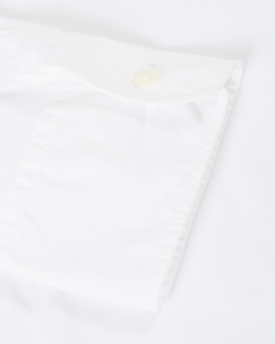 Herre | T-Shirts | Aspesi | Long Sleeve Popover Tee White