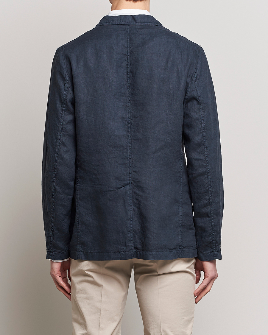 Herre | Dressjakker | Aspesi | Samuraki Linen Blazer Navy