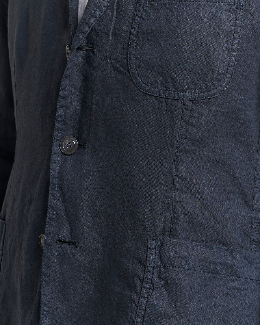 Herre | Dressjakker | Aspesi | Samuraki Linen Blazer Navy