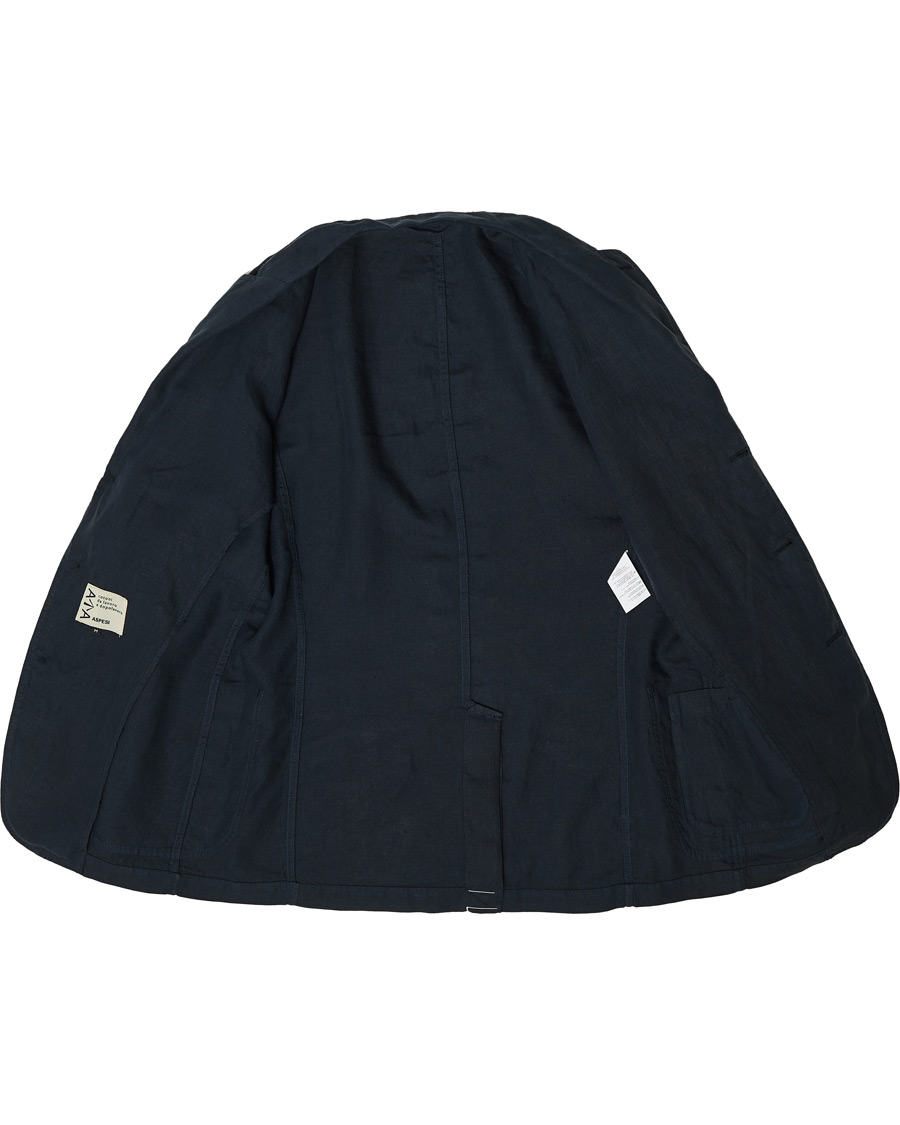 Herre | Dressjakker | Aspesi | Samuraki Linen Blazer Navy