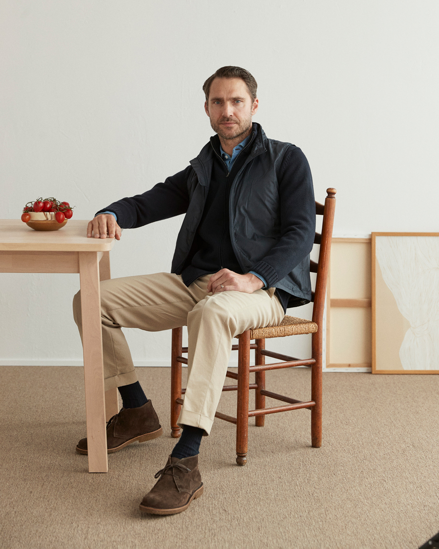 Herre | Vester | Aspesi | Vernes Nylon Gilet Navy