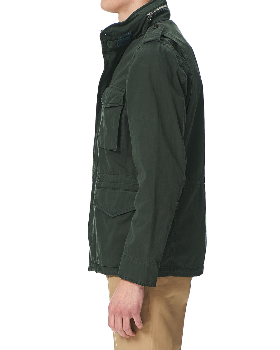 Herre | Jakker | Aspesi | Cotton Field Jacket Dark Green