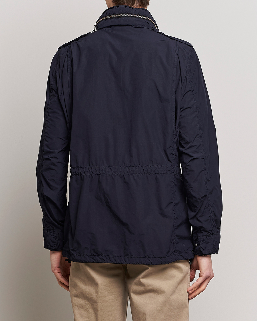 Herre | Jakker | Aspesi | Giubotto Garment Dyed Field Jacket Navy